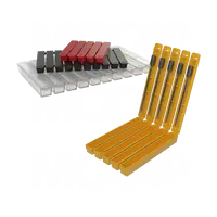 Embalaje para herramientas y matrices con compartimentos individuales desmontables.